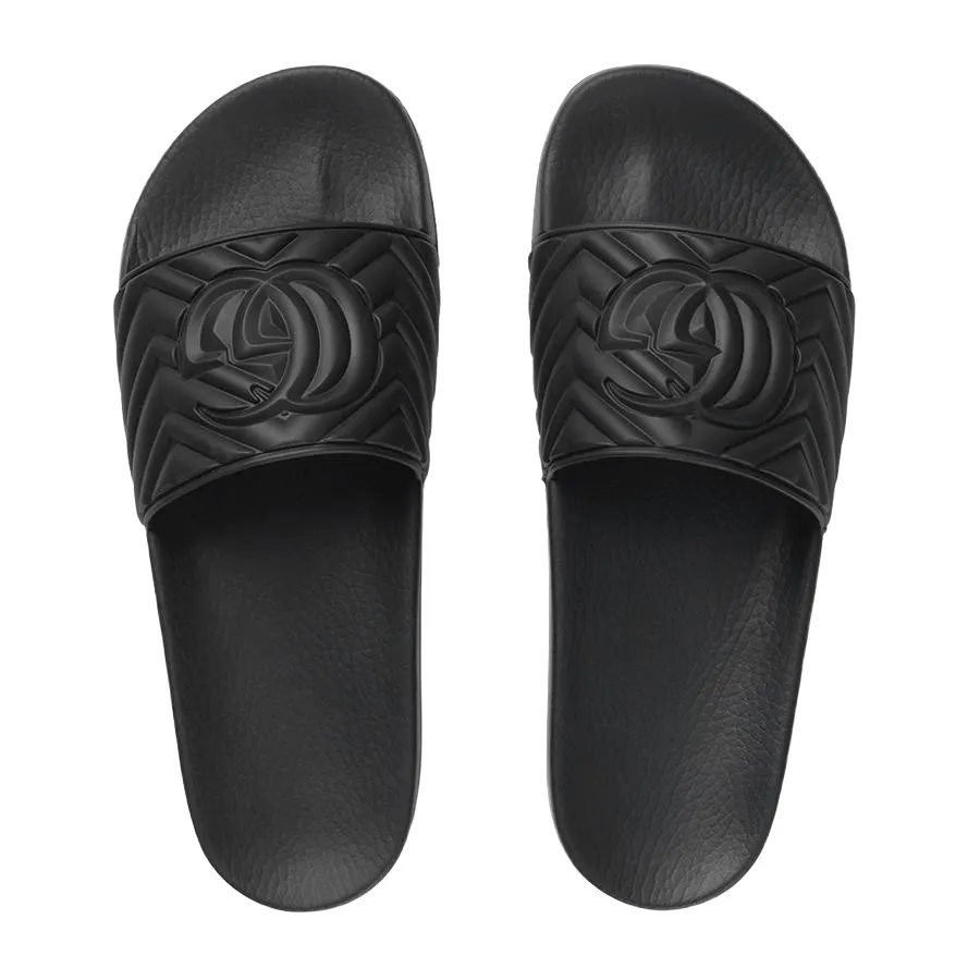 Dép Gucci Matelassé Slide For Man Màu Đen Size 40