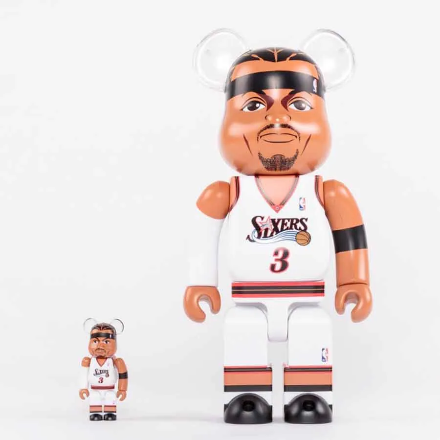 BE@RBRICK Allen Iverson Philadelphia 76ers 100％ & 400