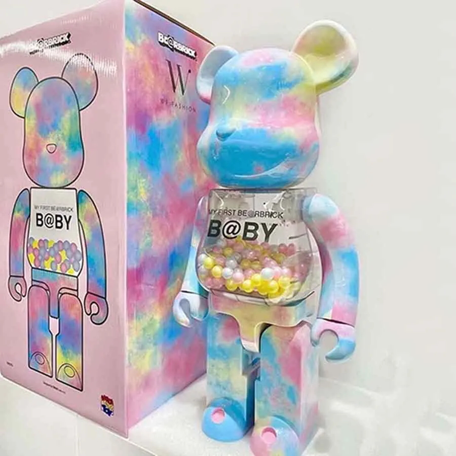 おもちゃ MY FIRST BE@RBRICK MACAU 2021 100%&400% Medicom 400% + 100% Bearbrck ~ Ed Hardy Be@rbrck Macau Exclusive