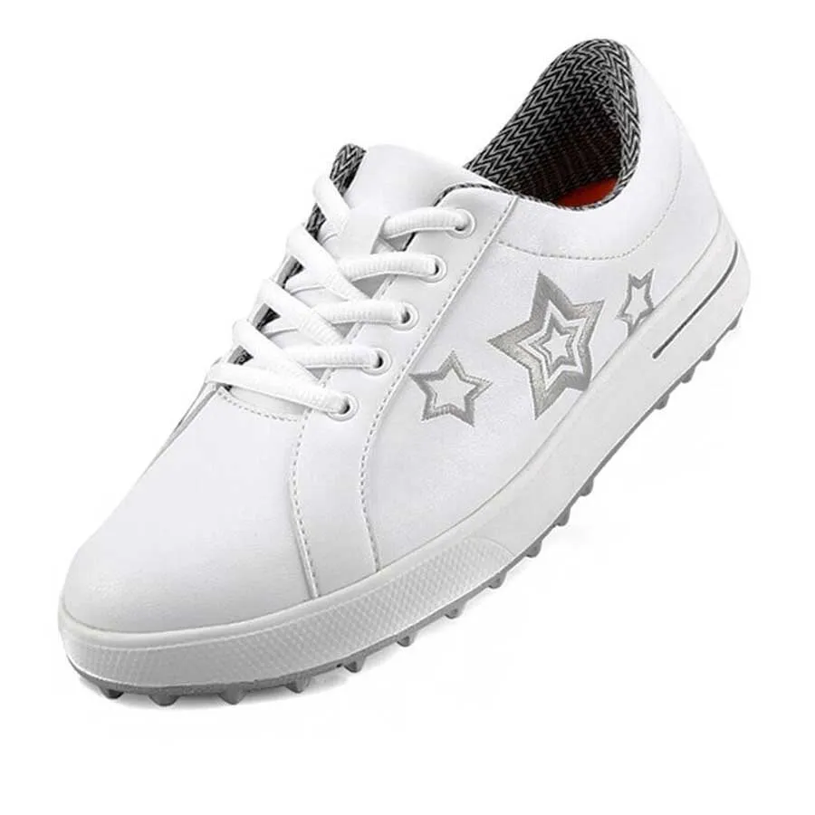PGM - Giày Đánh Golf Nữ PGM XZ113 Women Fashion Microfiber Golf Shoes Màu Trắng Xám Size 38 - Vua Hàng Hiệu