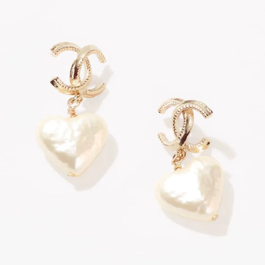 Chanel CC Pearl Drop Earrings Pierced SYL1108  LuxuryPromise