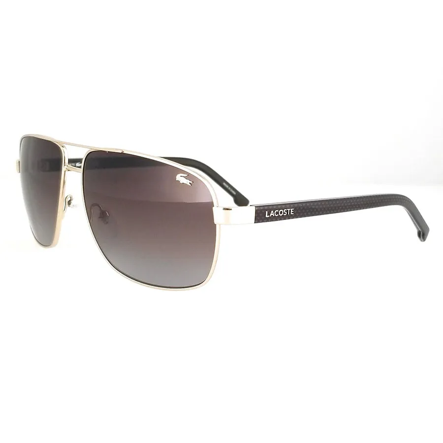 Kính Mát Lacoste Brown Gradient Rectangular Unisex Sunglasses L162S 714