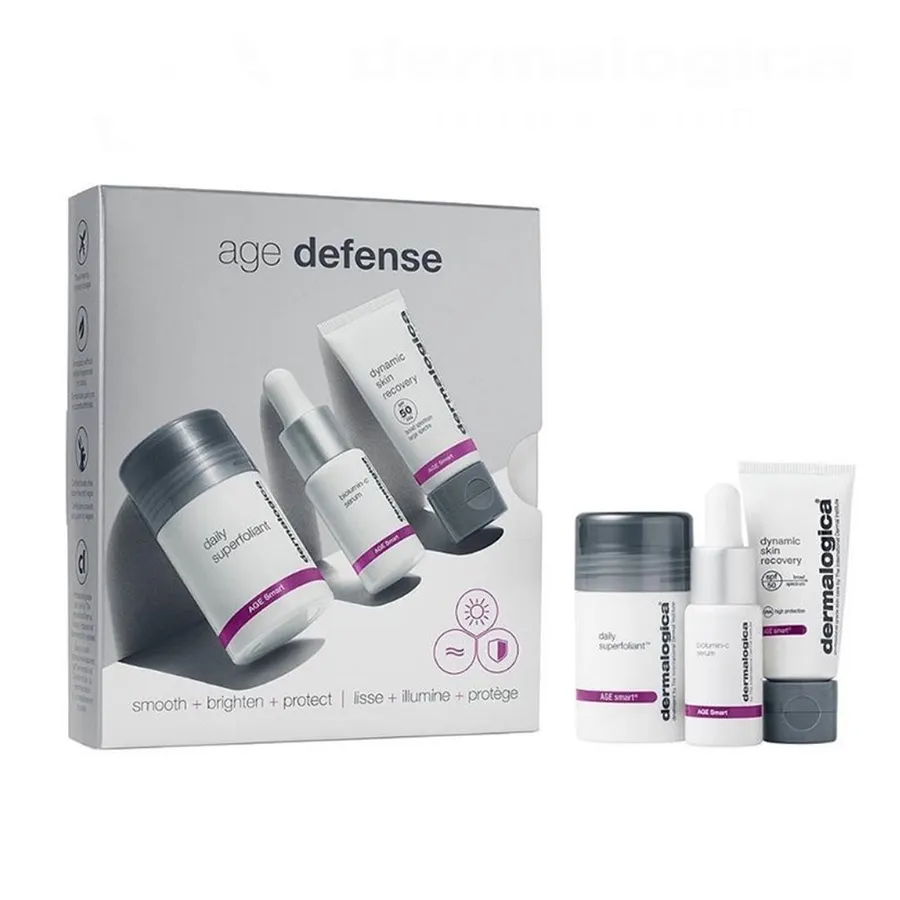 Dermalogica - Set Trẻ Hóa Da Dermalogica Age Defense Kit 3 Món - Vua Hàng Hiệu