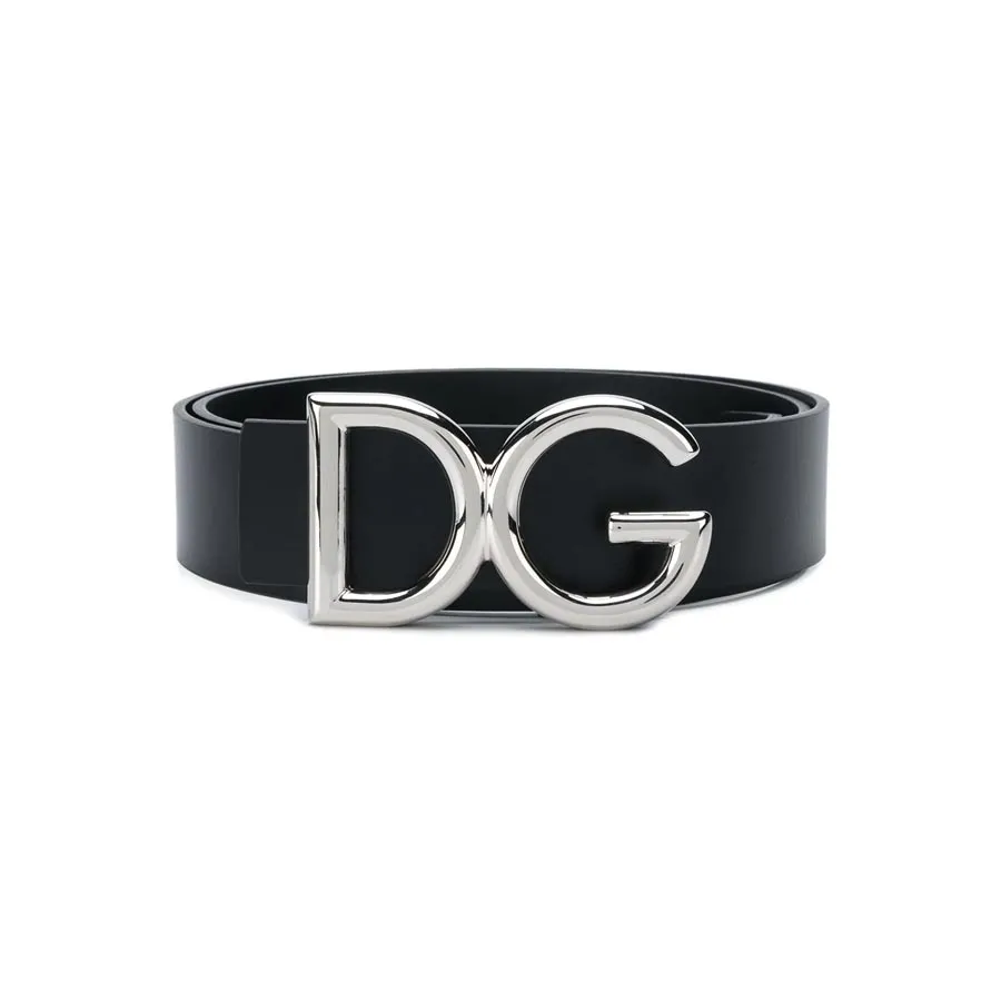 Thắt Lưng Dolce & Gabbana D&G Logo Buckle Belt Màu Đen Size
