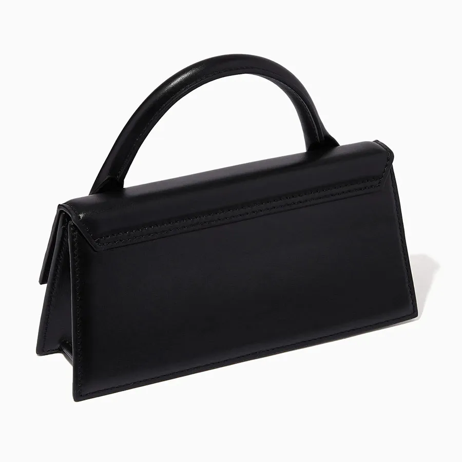 Jacquemus black Leather Le Bambino Long Shoulder Bag | Harrods UK