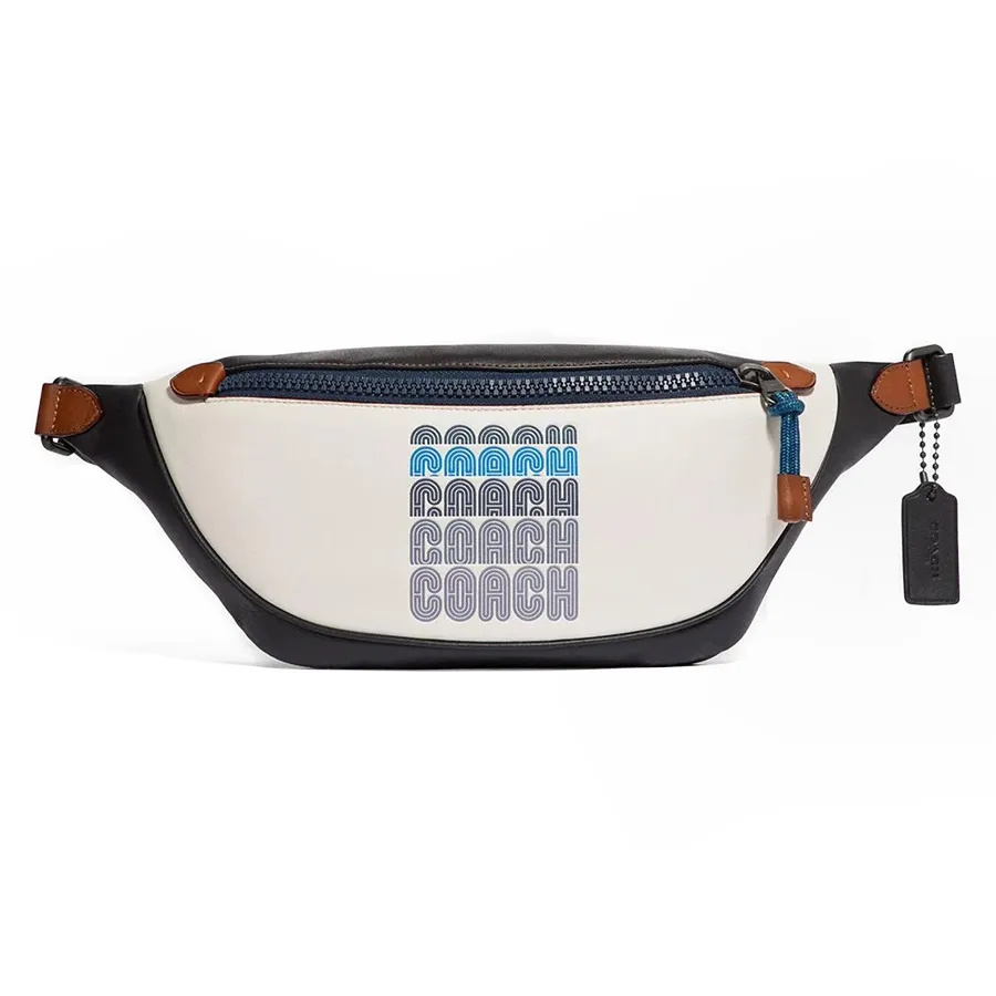 coach rivington belt bag with coach print