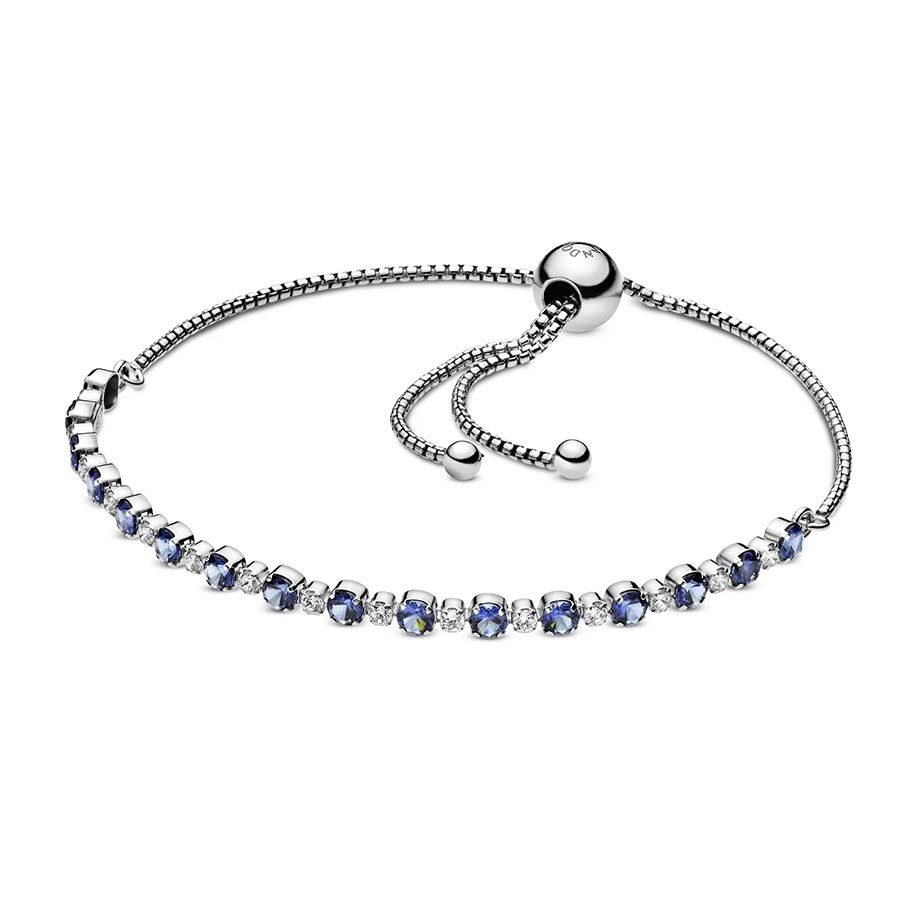 Pandora Moments Snake Chain Slider Bracelet | Sterling silver | Pandora US