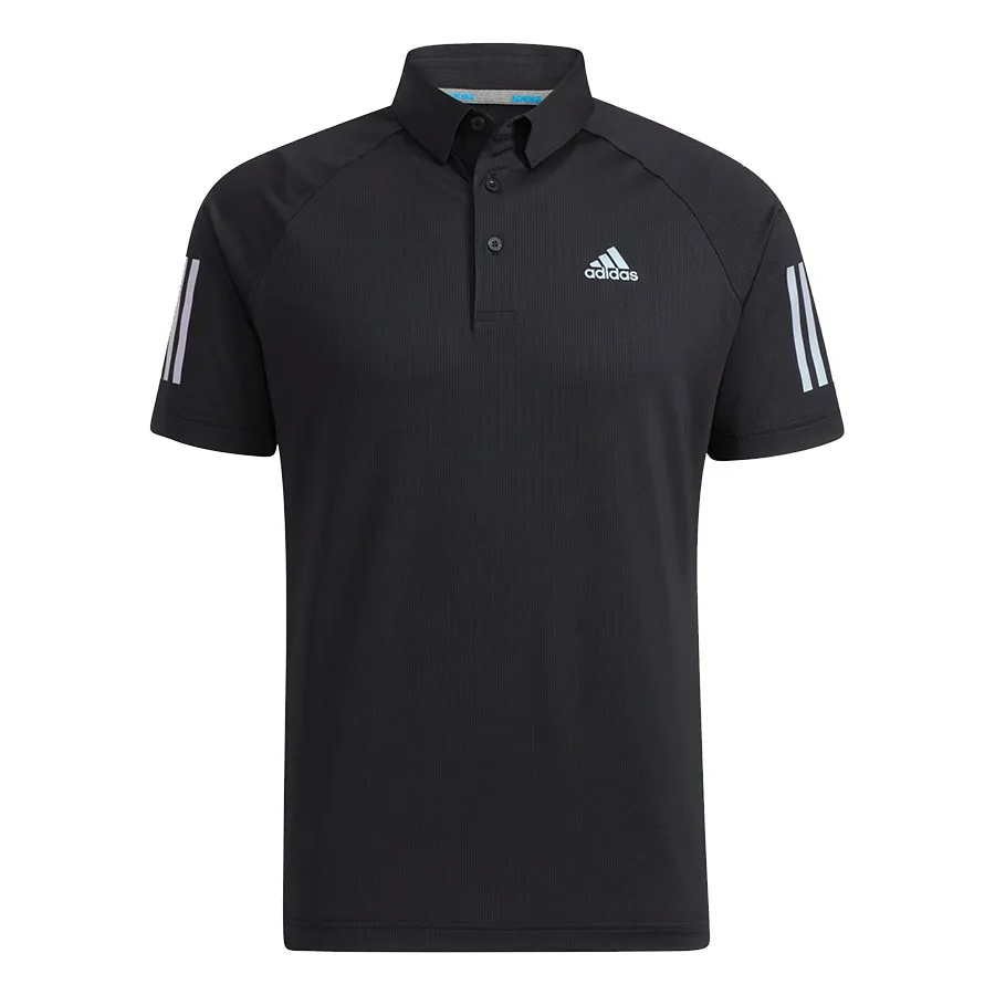 Thời trang 94% polyester 6% elastane - Áo Polo Adidas Golf 3-Stripes Shirt HB3634 Màu Đen - Vua Hàng Hiệu