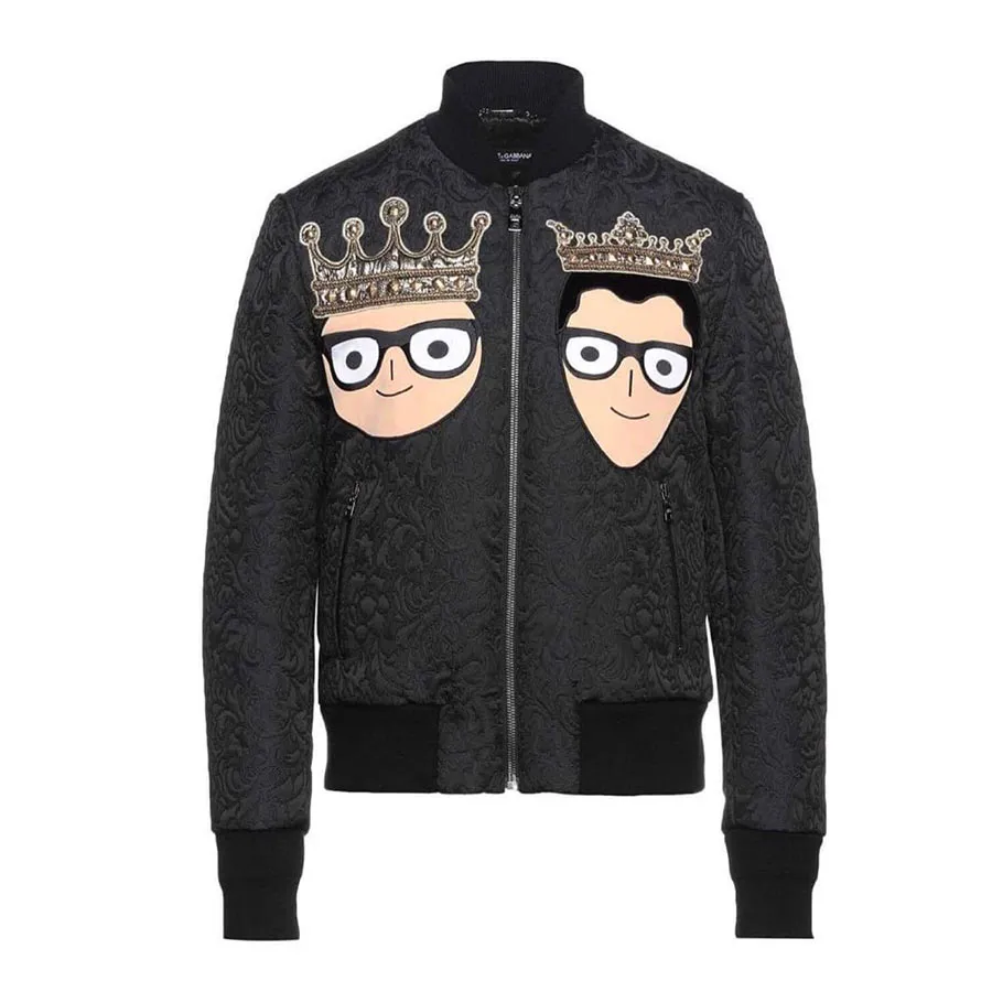 Thời trang Dolce & Gabbana Áo Bomber - Áo Bomber Nam Dolce & Gabbana D&G Men's Jackets 16085389PP Màu Đen - Vua Hàng Hiệu