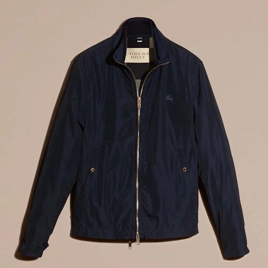 Actualizar 40+ imagen burberry jacket navy blue