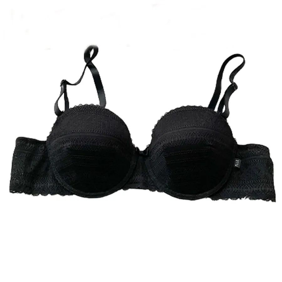 ELLE - Áo Ngực ELLE – Áo Ngực Cúp Ngang Black 000LB6630 Màu Đen Size 70C - Vua Hàng Hiệu