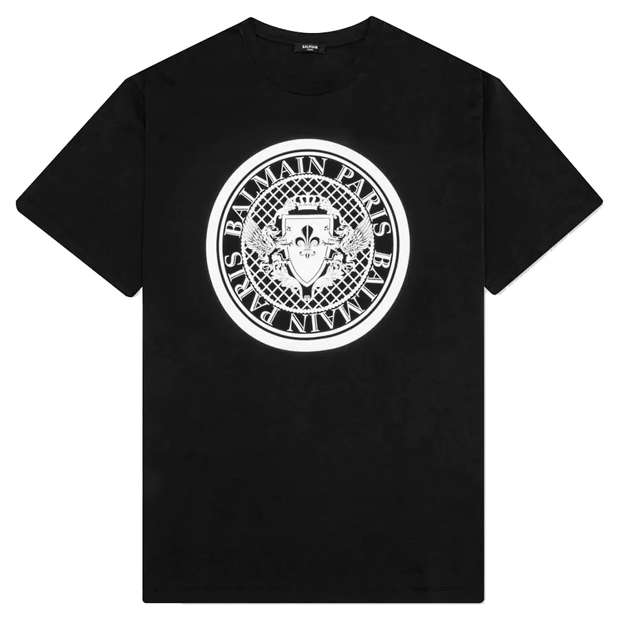 Áo Phông Nam Balmain YH1EG000BB17 EAB Màu Đen Size S