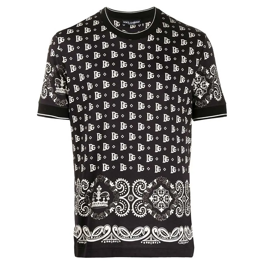 Mua Áo Phông Dolce & Gabbana Bandana Print T-Shirt G8KD0T FI7G5 HN74C Màu  Đen - Dolce & Gabbana - Mua tại Vua Hàng Hiệu h056069