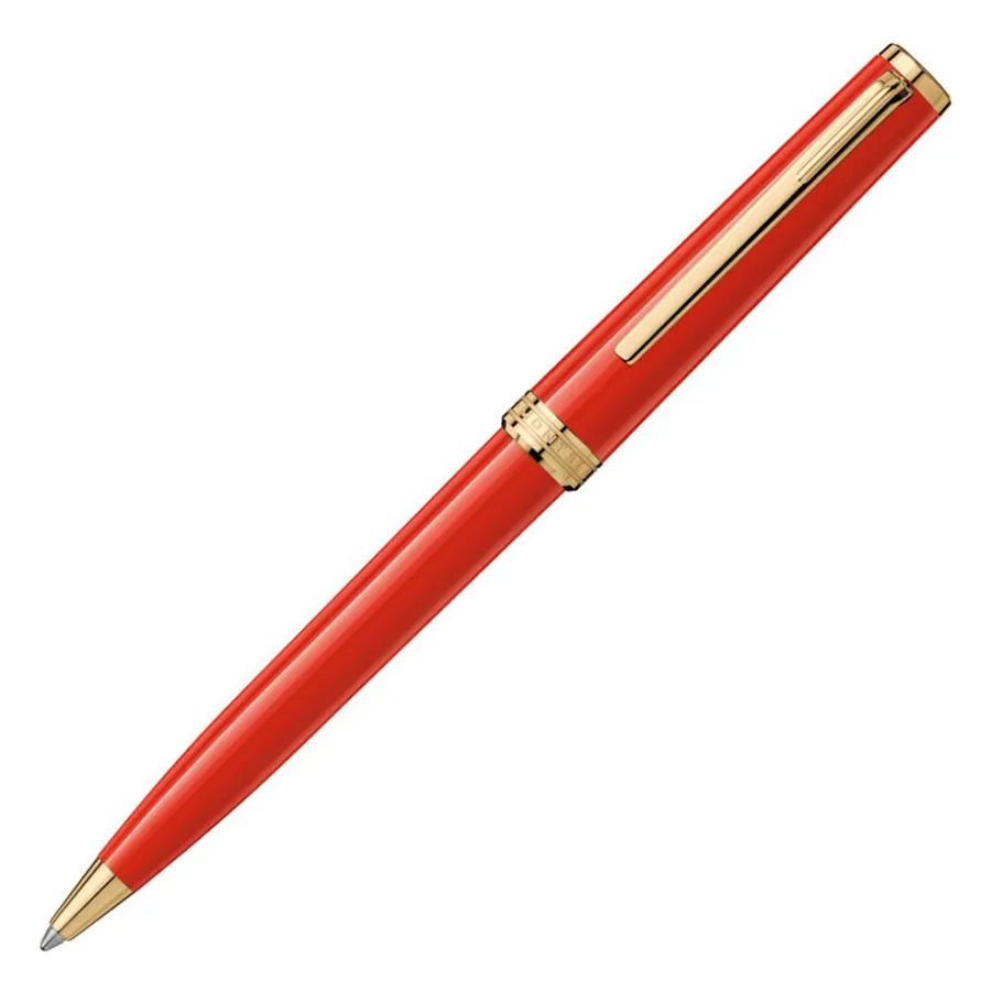 Bút viết Nhựa resin - Bút Bi Montblanc Pix Red GT Ballpoint Pen MB117655 Màu Đỏ - Vua Hàng Hiệu