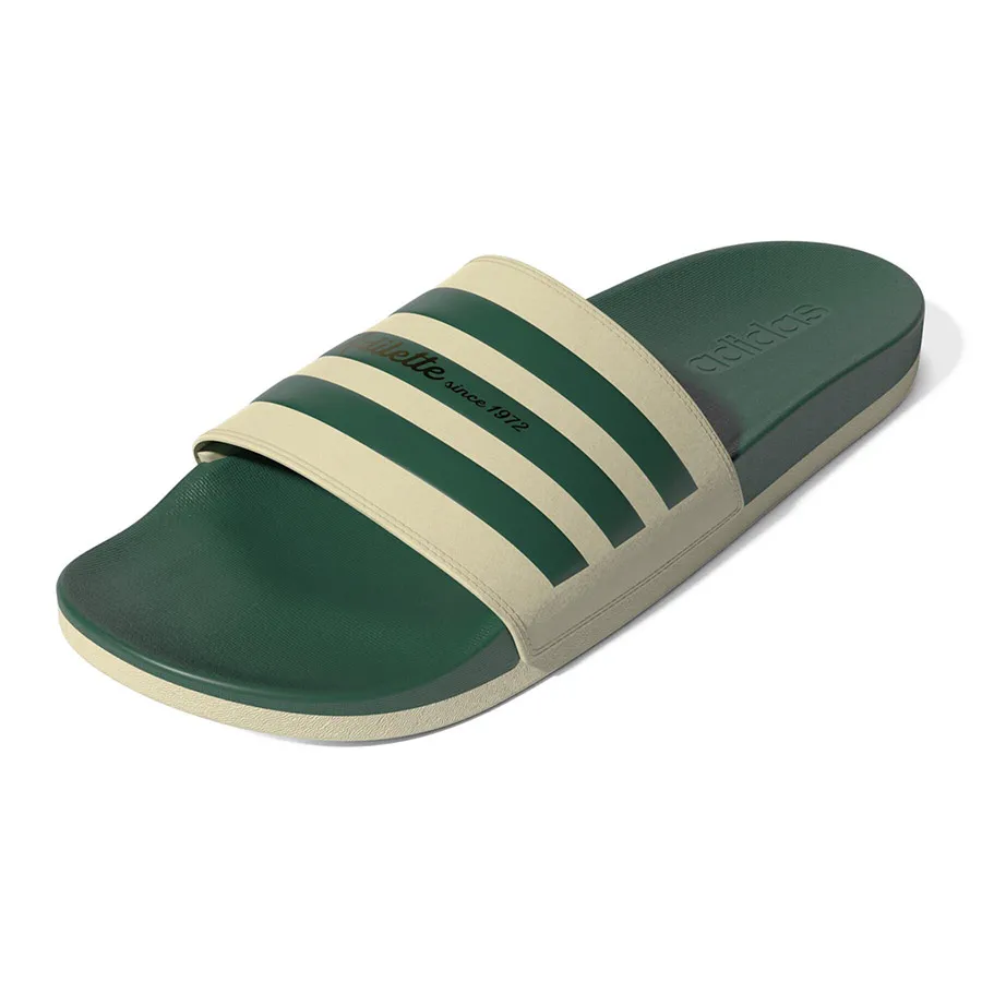 Dép Adidas Adilette Comfort Collegiate Green GW8754 Màu Xanh Trắng Size 40.5