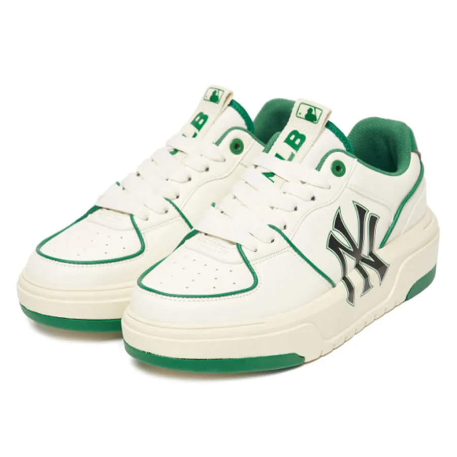 Giày Thể Thao MLB Chunky Liner New York Yankees 3ASXCA12N-50GNS Màu Trắng Xanh Size 280