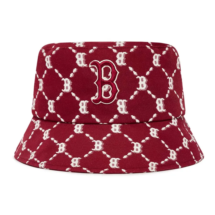 Mũ MLB Bucket Monogram Boston Red Sox 3AHTM032N-43WIS Màu Đỏ