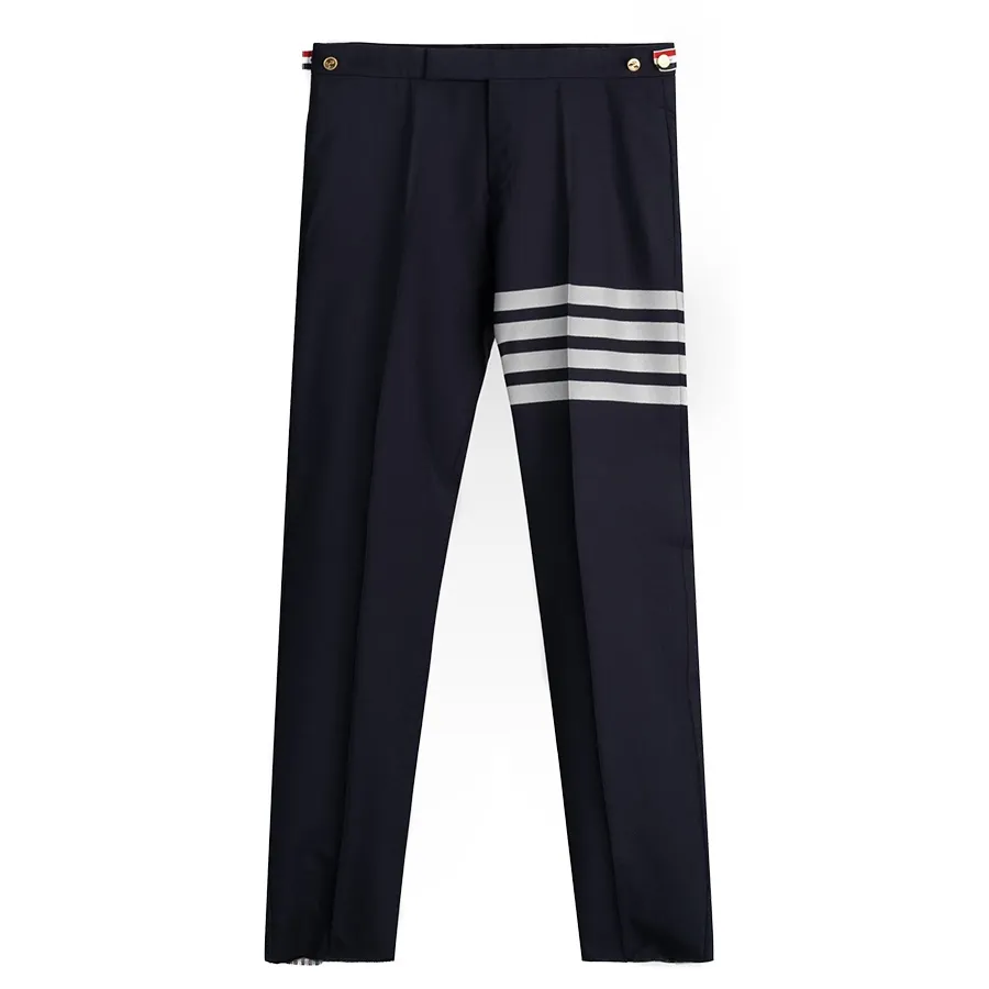 Thời trang Quần tây - Quần Tây Thom Browne MTC159A06146 415 Màu Xanh Navy - Vua Hàng Hiệu