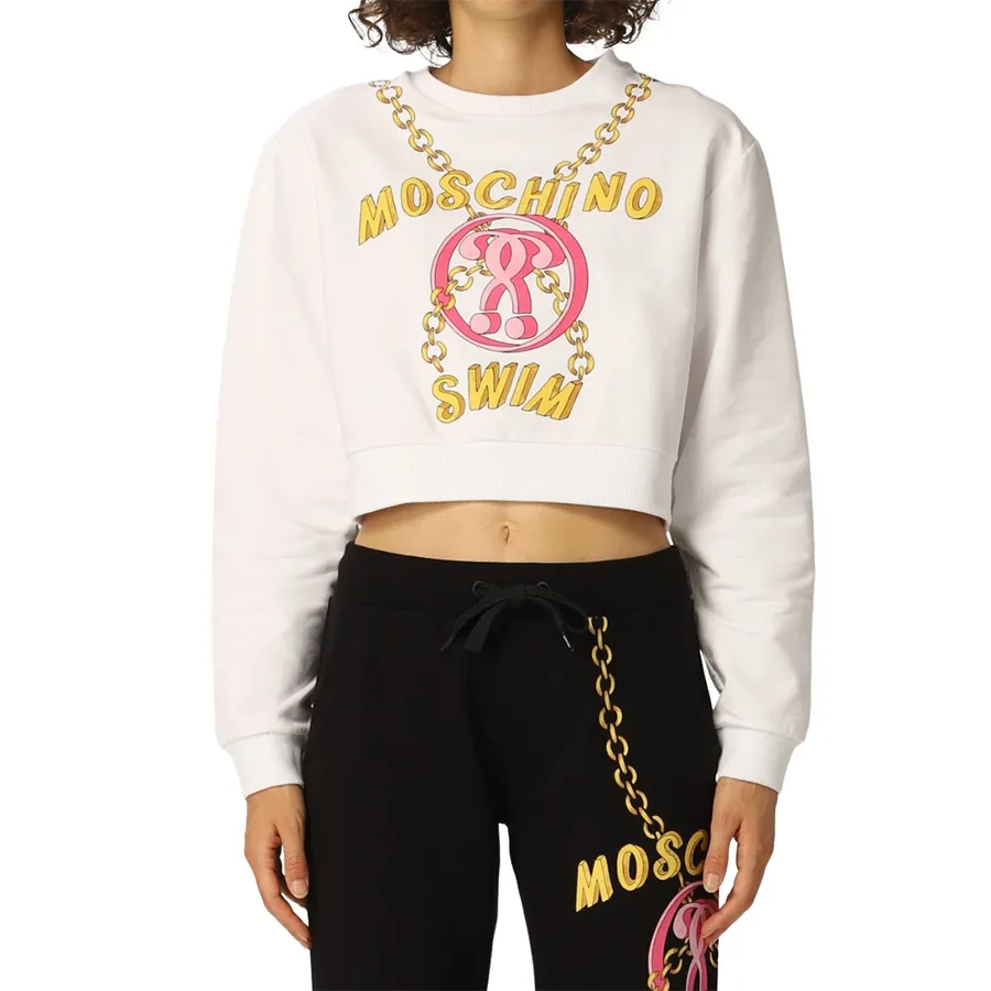 Áo Nỉ Moschino 2124 A1706 2604 0001 Màu Trắng