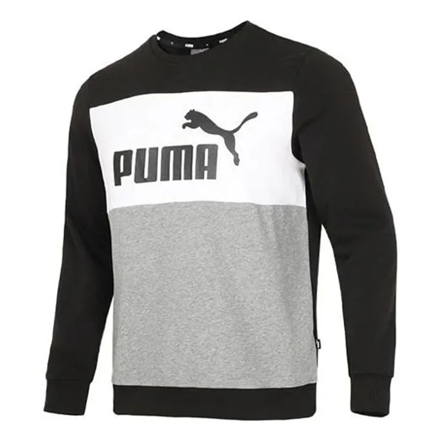 Thời trang Puma Phối màu - Áo Nỉ Men's Puma Casual Sports Round Neck Long Sleeves Hoodie Gray 849561-01 Phối Màu Size S - Vua Hàng Hiệu