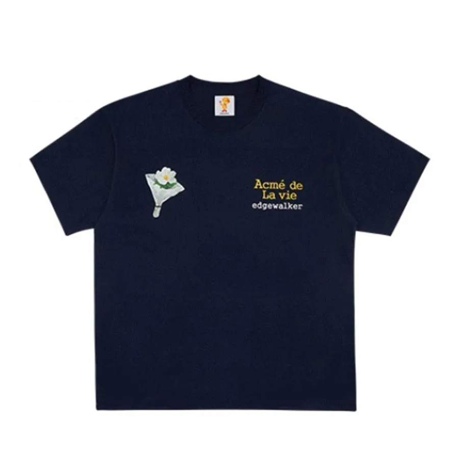 Thời trang Acmé De La Vie Xanh navy - Áo Phông Acmé De La Vie ADLV Edgewalker No.90 Short Sleeve T-Shirt Màu Xanh Navy - Vua Hàng Hiệu
