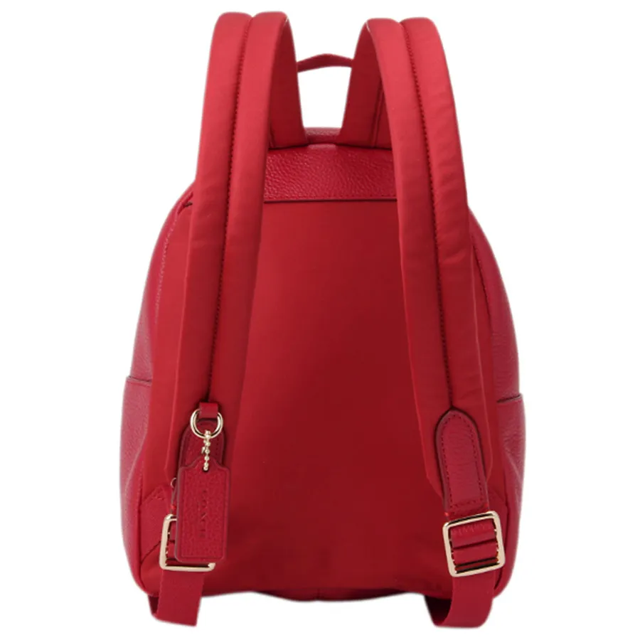 Balo Coach Mini Charlie Backpack In Pebble Leather Light  display picture 1