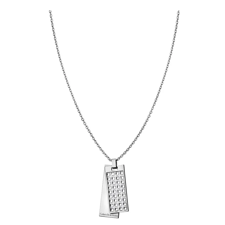 Trang sức Calvin Klein - Dây Chuyền Calvin Klein CK Glint Necklace KJ37AP010100 Màu Bạc - Vua Hàng Hiệu