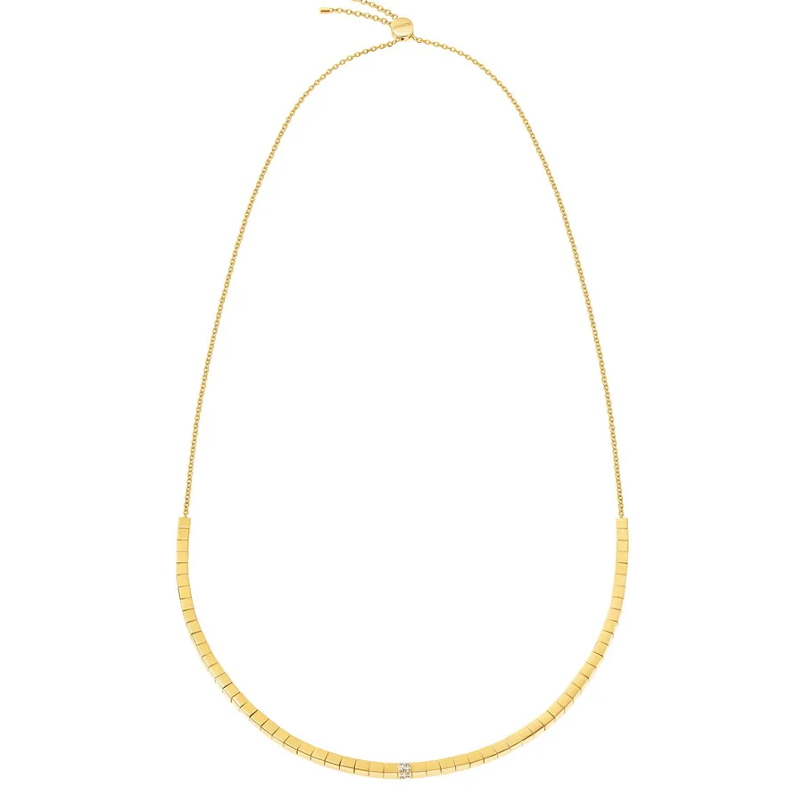 Trang sức Calvin Klein - Dây Chuyền Nữ Calvin Klein CK Tune Short Necklace KJ9MJN140100 Màu Vàng Gold - Vua Hàng Hiệu