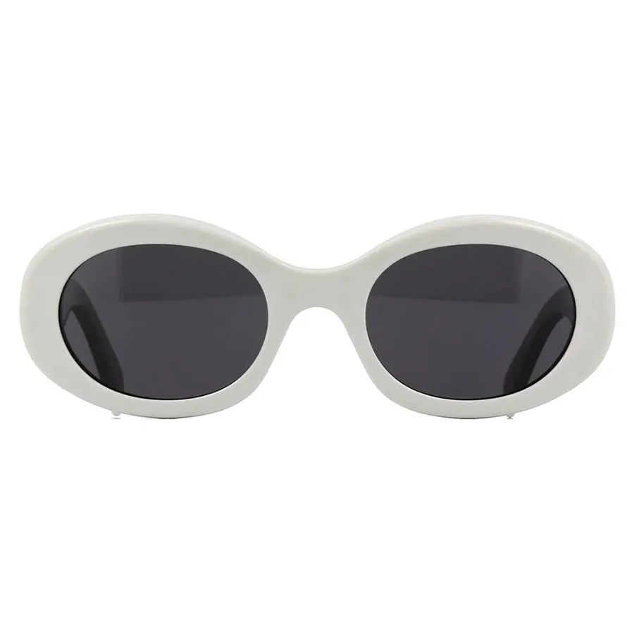 Kính Mát Celine Oval Sunglasses CL40194U 25A Màu Trắng Xám