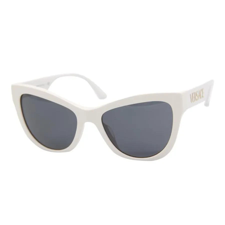 Kính mắt Xám trắng - Kính Mát Versace Dark Gray Cat Eye Ladies Sunglasses VE4417U 314/87 56-19 Màu Xám Trắng - Vua Hàng Hiệu