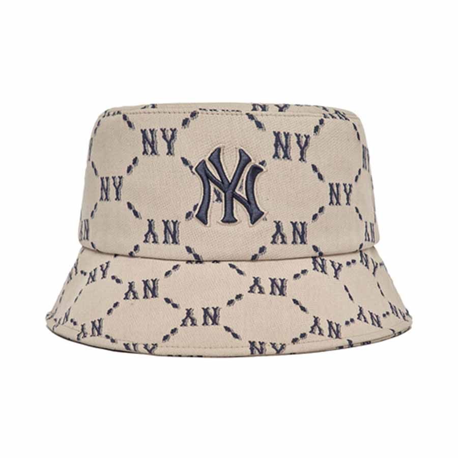 Mua Mũ MLB Monogram Bucket Hat New York Yankees 3AHTM032N-50BGS Màu Be Size  57 - MLB - Mua tại Vua Hàng Hiệu h041544