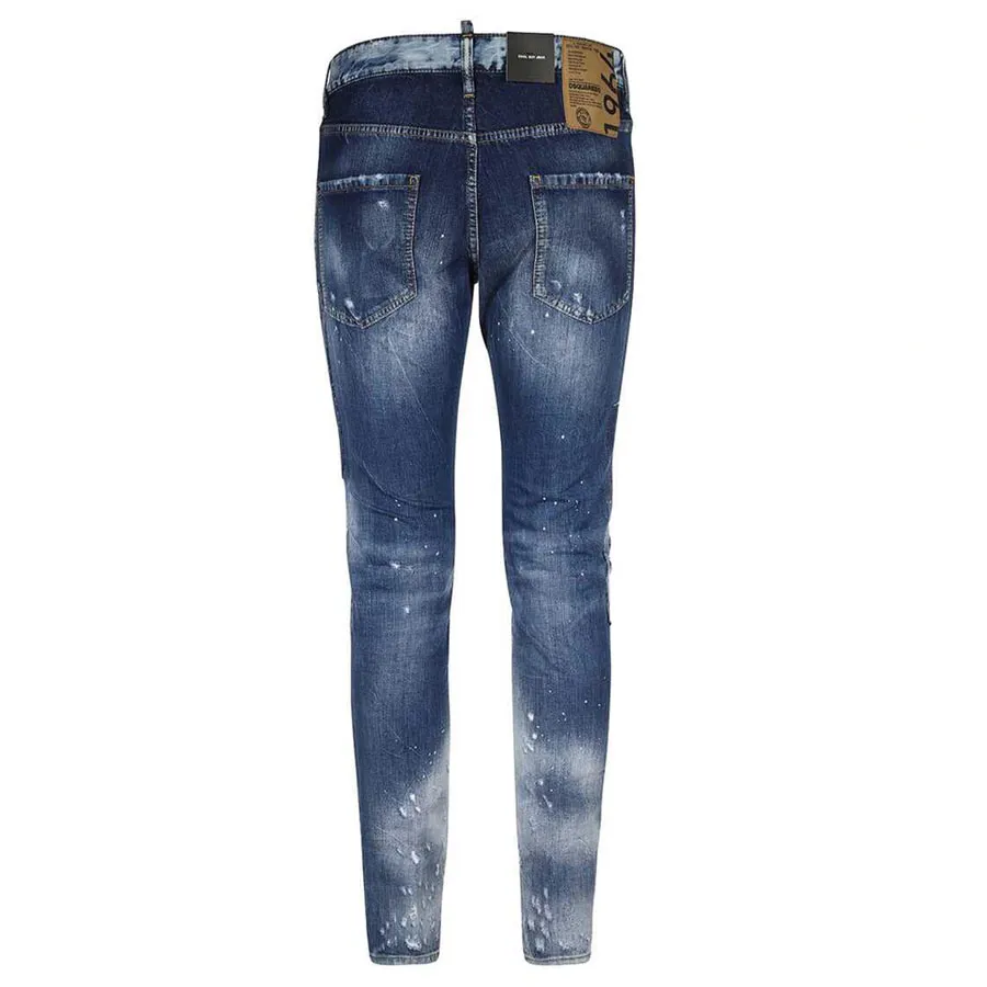 Quần Jeans Dsquared2 Super Twinky Jeans S74LB1052 Màu Xanh | Vua 