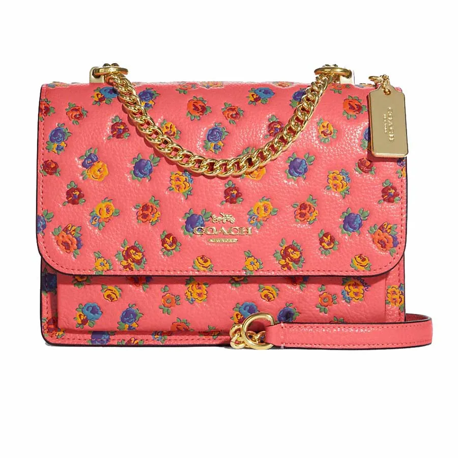 Coach Hồng - Túi Đeo Chéo Coach Klare Crossbody With Mini Vintage Rose Print Màu Hồng - Vua Hàng Hiệu