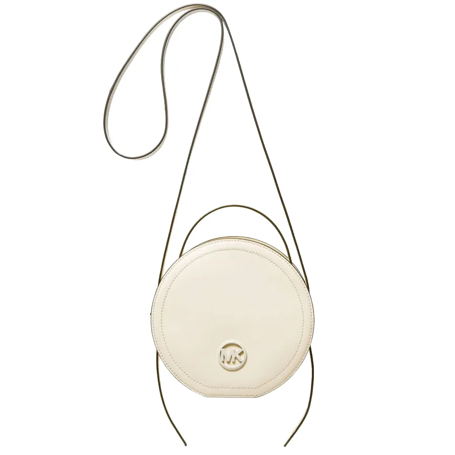 Mua Túi Đeo Chéo Michael Kors MK Aidy Medium Leather Canteen Crossbody Bag LT Cream 35S1GUWC2L