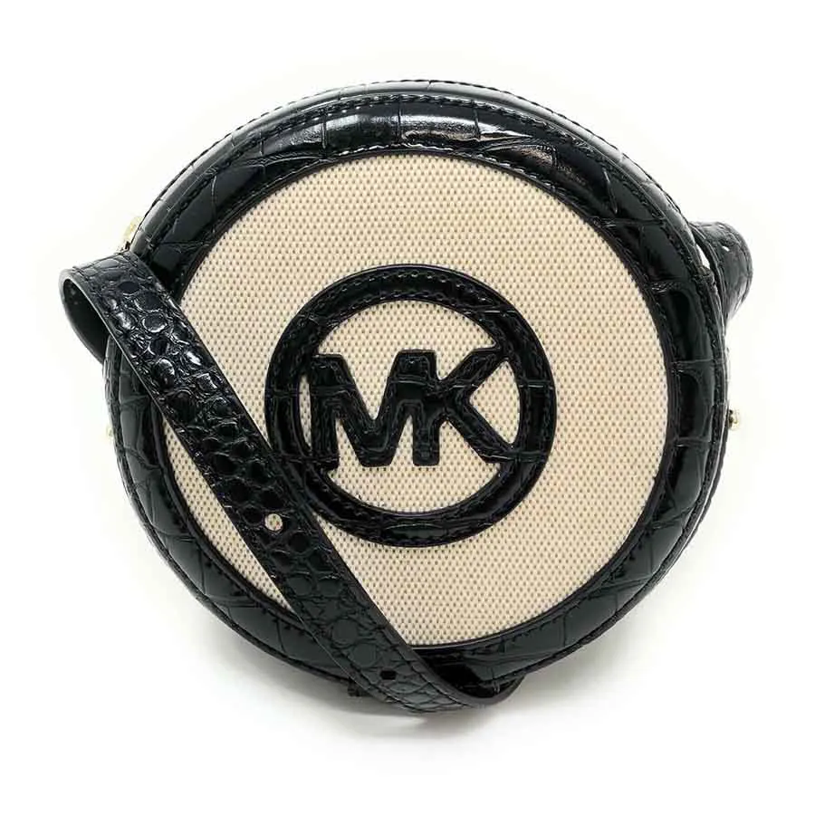 Mua Túi Đeo Chéo Michael Kors MK Aidy Small Canvas And Crocodile