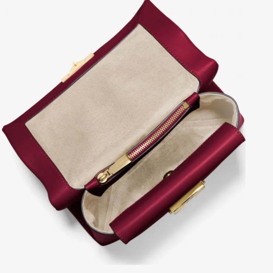 Mua Túi Đeo Chéo Michael Kors MK Cece Leather Shoulder Bag Berry Size 23  Màu Đỏ Berry - Michael Kors - Mua tại Vua Hàng Hiệu h058392