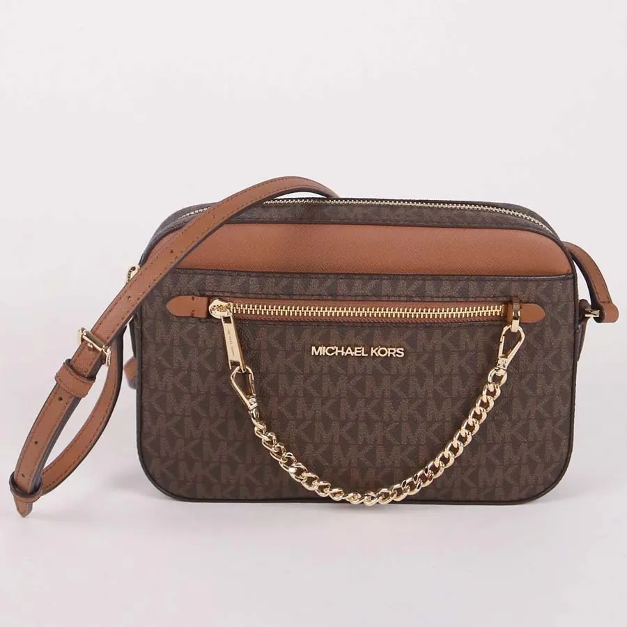 Michael Michael Kors Leather Studded Shoulder Bag  Burgundy Shoulder Bags  Handbags  WM5140661  The RealReal