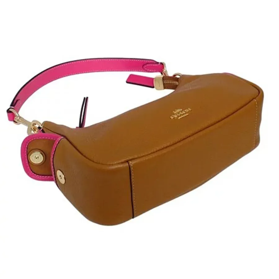 Mua Túi Đeo Vai Coach Pebble Leather 2way Crossbody Shoulder Bag Penny X  Bold Pink Màu Nâu Hồng - Coach - Mua tại Vua Hàng Hiệu h057405