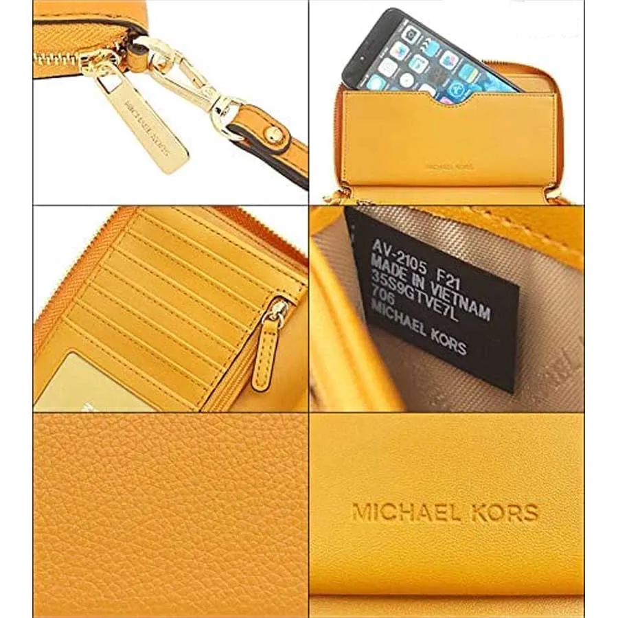 Mua Ví Michael Kors MK 35S9GTVE7L Marigold Jet Set Travel Leather Large  Flat Multi-Function Phone Wallet Màu Vàng - Michael Kors - Mua tại Vua Hàng  Hiệu h058791