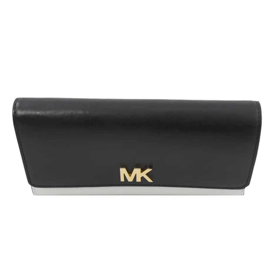 Mua Ví Michael Kors Montgomery Metal MK Contrast Color Button Long Clip Màu  Đen - Trắng - Michael Kors - Mua tại Vua Hàng Hiệu h058824