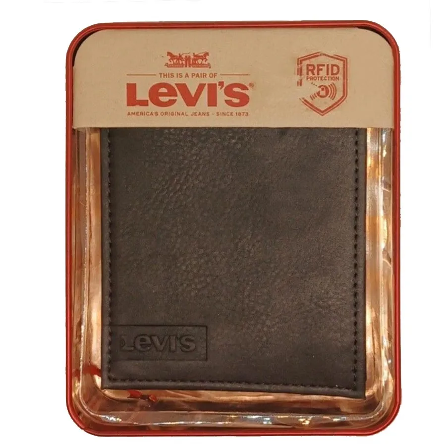 Mua Ví Nam Levi's Leather Bifold Wallet Màu Nâu Đậm - Levi's - Mua tại Vua  Hàng Hiệu h056729