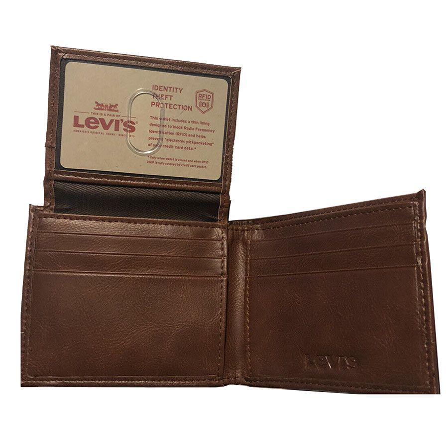 Mua Ví Nam Levi's Men's Bifold Leather Wallet Tan 31LP220018 Màu Nâu -  Levi's - Mua tại Vua Hàng Hiệu h056724