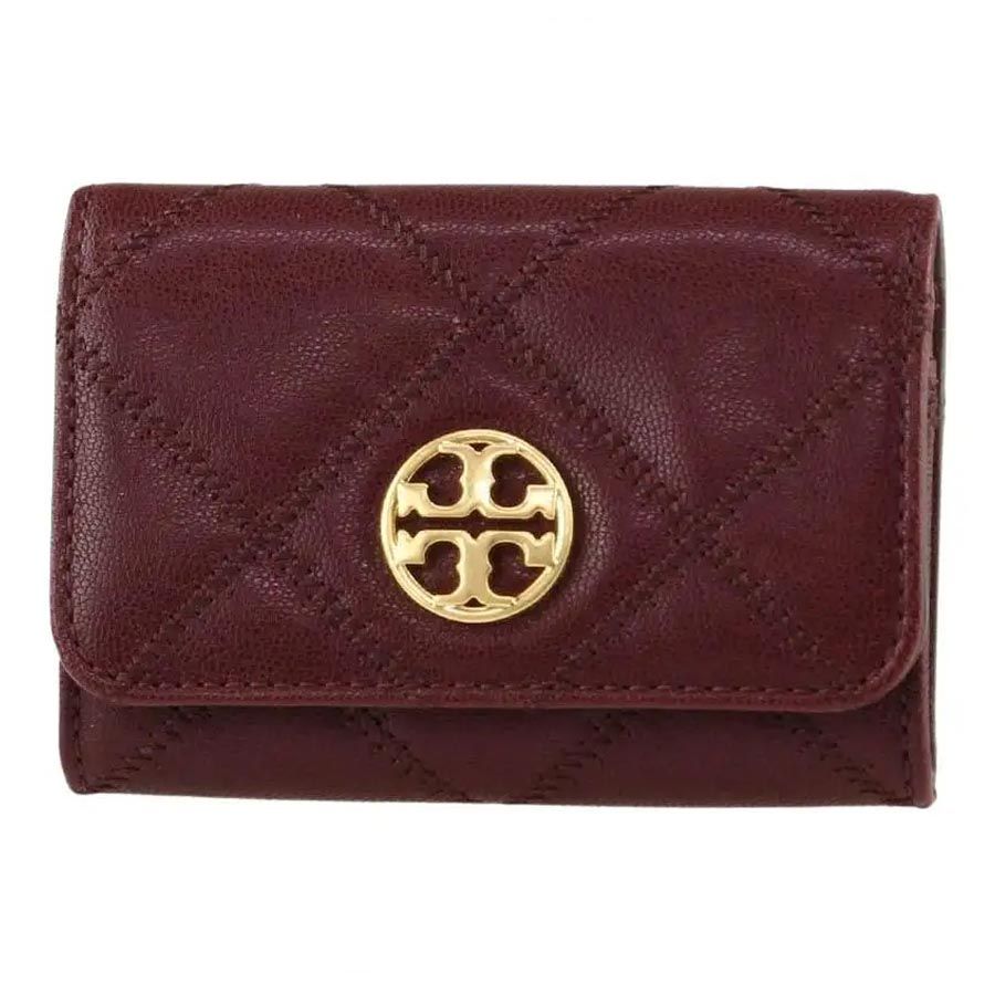 Mua Ví Tory Burch Red Claret Willa Quilted Leather Wallet Card Case 87866  Màu Đỏ Mận - Tory Burch - Mua tại Vua Hàng Hiệu h058996