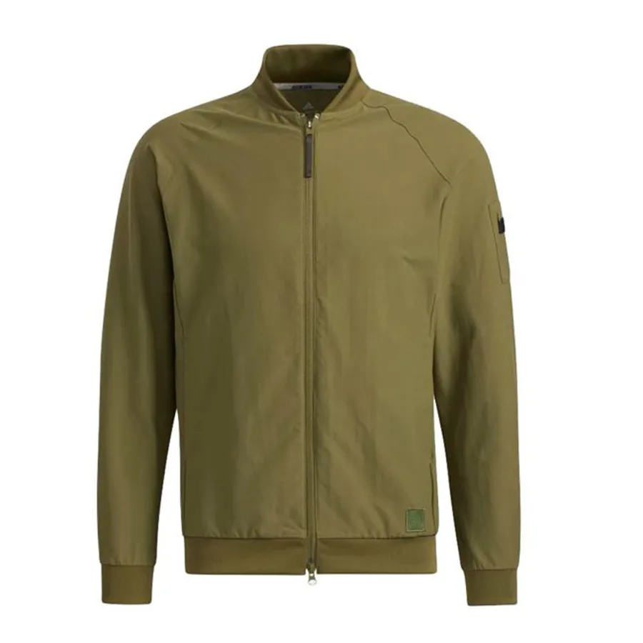 Adidas - Áo Khoác Golf Adidas Go-To Full Zip Woven Jacket H64636 Màu Xanh Olive Size M - Vua Hàng Hiệu