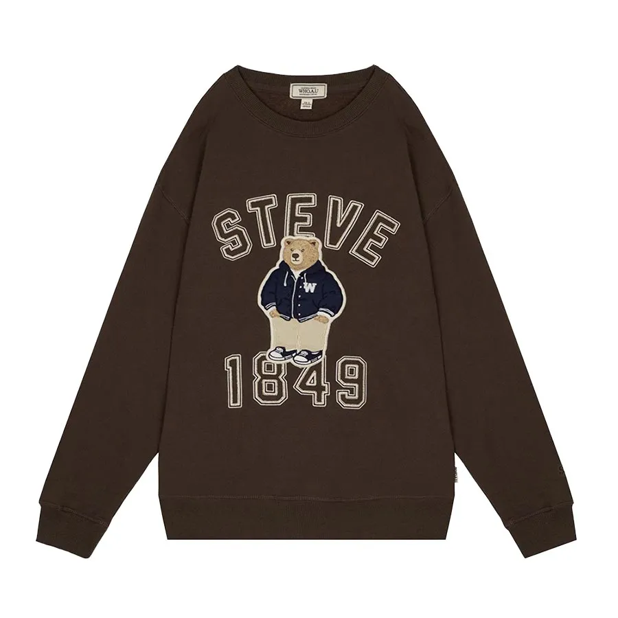【WHO.A.U】Steve Patch Hoodie Steve Patch Hoodie - 후아유닷컴