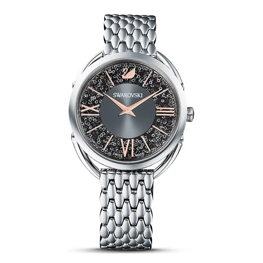 Đồng hồ Áo - Đồng Hồ Nữ Swarovski Crystalline Glam Watch 5452468 Màu Xám Bạc - Vua Hàng Hiệu