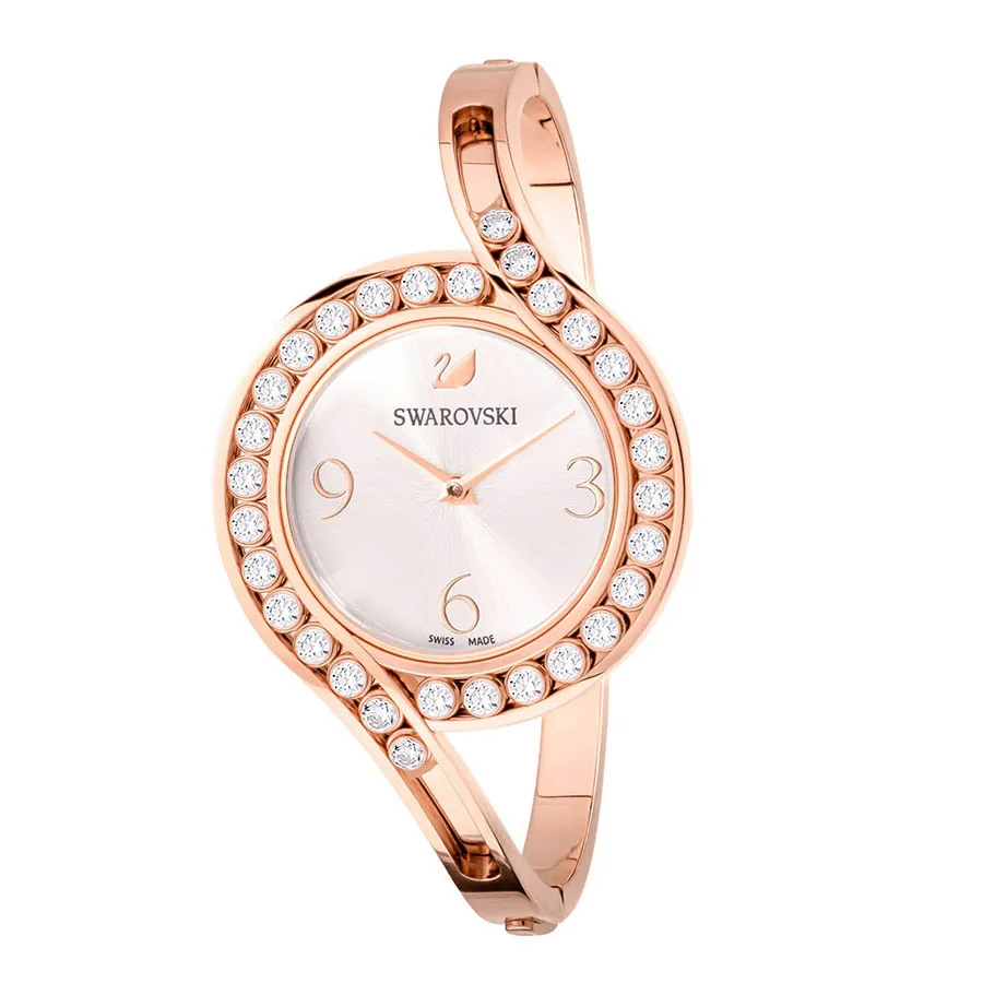 Đồng hồ Pha lê, thép không gỉ - Đồng Hồ Nữ Swarovski Lovely Crystals Watch 452489 Màu Vàng Hồng - Vua Hàng Hiệu