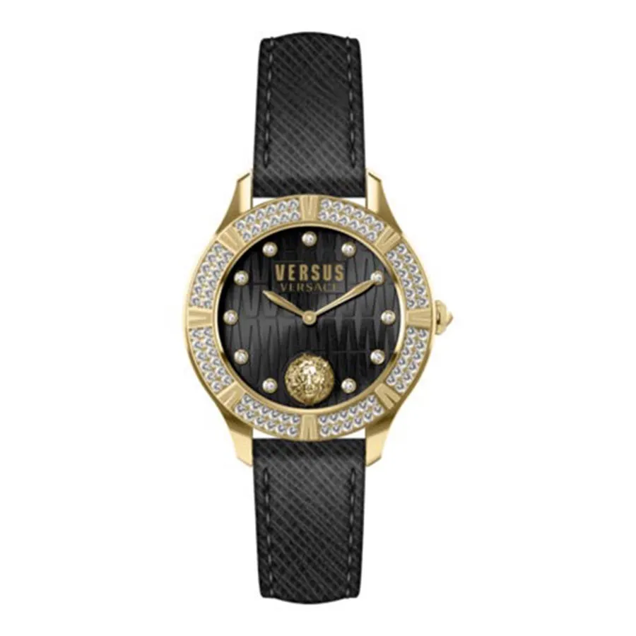 Mua Đồng Hồ Nữ Versace Versus Canton Road Gold Black Ladies Watch