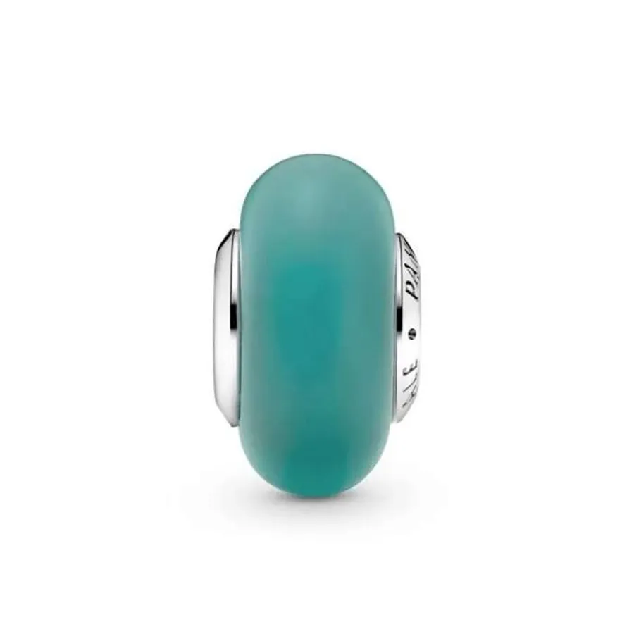 Hạt Vòng Charm Pandora 799555C00 Matte Green Murano Glass Charm Màu Xanh Lá