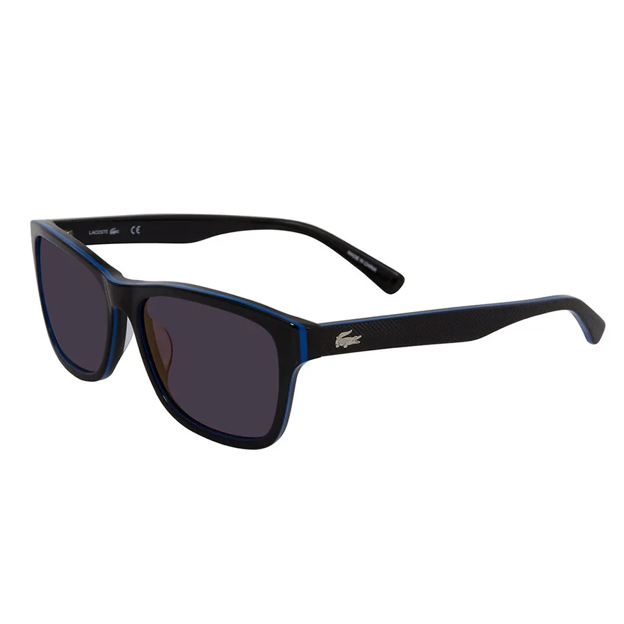 Kính Mát Unisex  Lacoste Square Sunglasses L683S 006 55 Màu Tím Đen